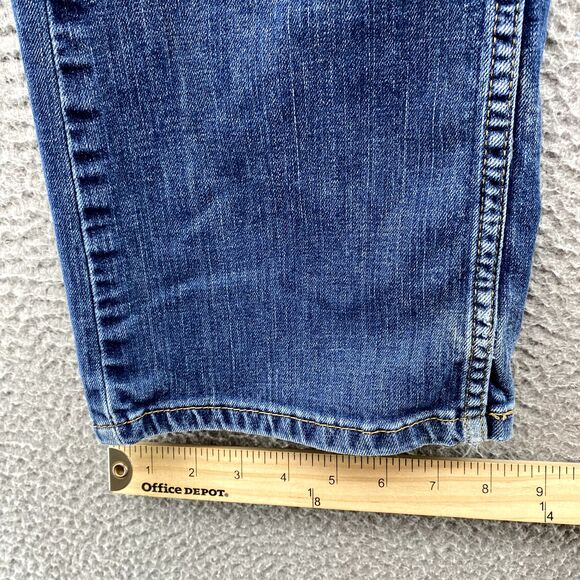 Levis 527 Jeans Women 32x28* Bootcut Cotton Denim Casual Pants Western Y2k Rodeo - Picture 8 of 16